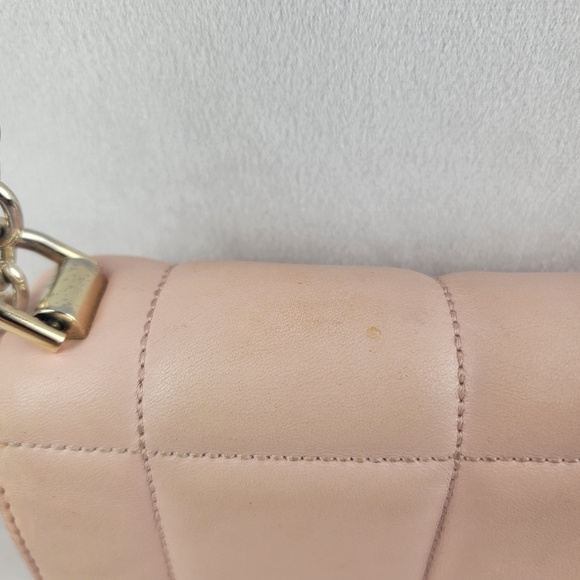 Michael Kors Soho leather quilted shoulder bag in blush - Picture 9 of 15
